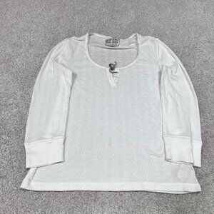 Ralph Lauren Polo Jeans Top Women’s White Long Sleeve Size Medium
